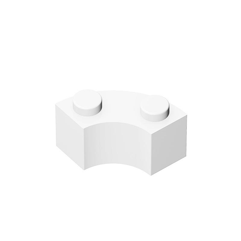 20PCS MOC Parts 3063 85080 Brick Round Corner 2x2 maccheroni mattoni compatibili fai da te Assmble Building Blocks particella Ki