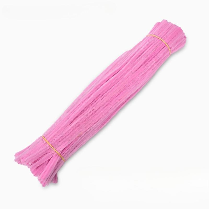

500pcs Chenille Stem Pipe Kids DIY Creative Chenille Sticks Cleaners Kindergarten Educational Handmade Material Plush Strips 500pcs
