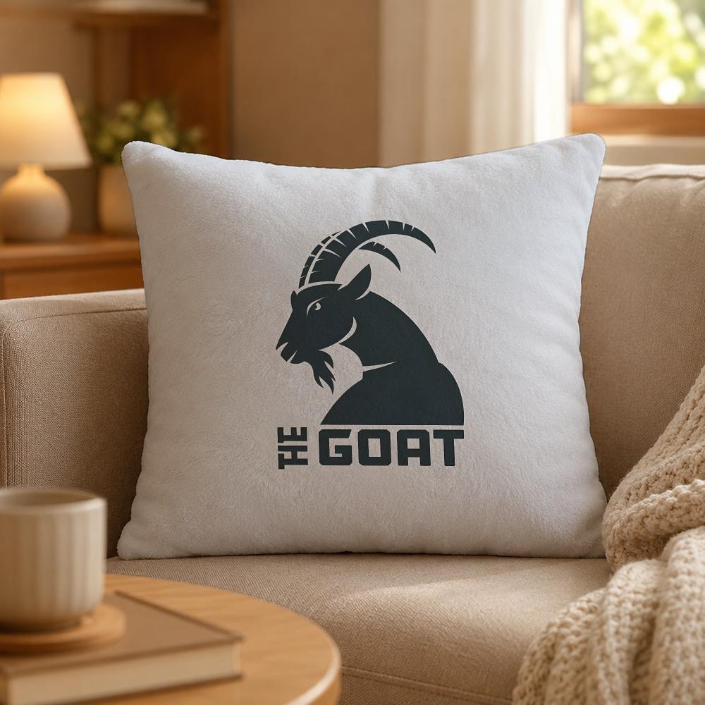 Game Goat Simulator Comedy Cushion Cover Personalized Short Plush Cushion Cover Sofa Pillowcase Bedroom Home Decor Gift