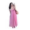 Pink Fairy Sling Dress - Women’s 2025 French Style Summer Long Dress