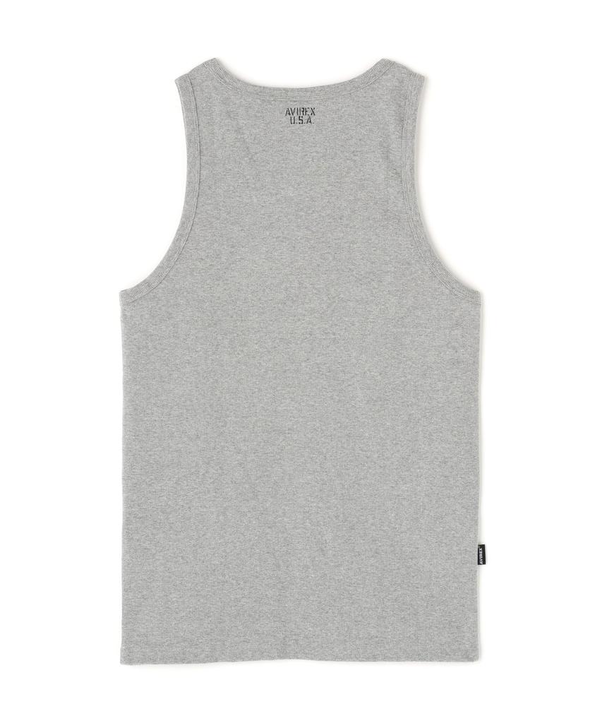 AVIREX DAILY RIB TANK TOP 6143507 S grey