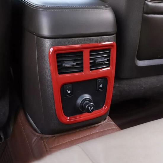 For 2011 -  Chrysler 300/Dodge Charger Red Rear Outlet Vent Frame Cover Trim