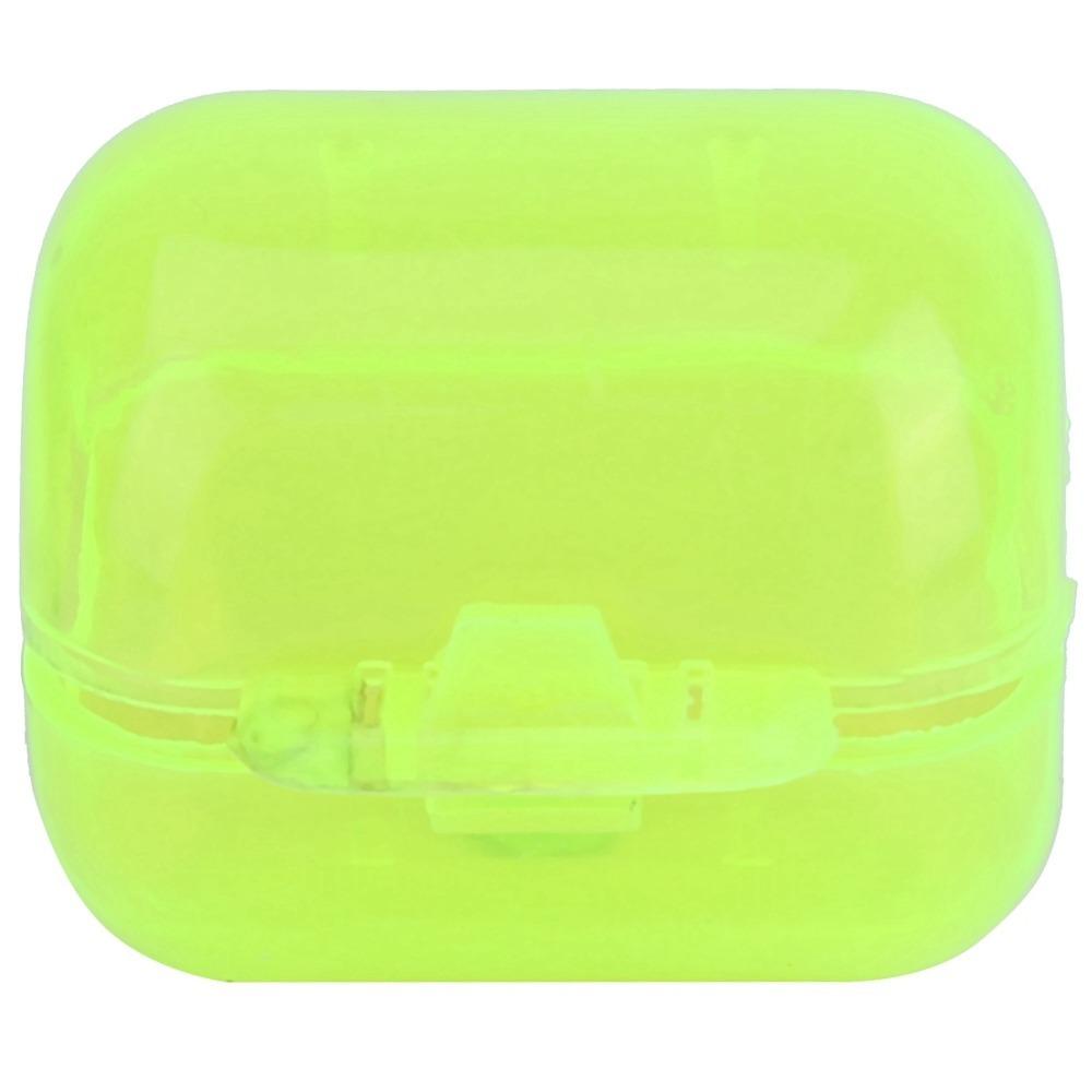50 Pcs Plastic Squid Lure Hook Case Fluorescent Yellow Hook Cover Case Hook Bait Case  Hook Storage