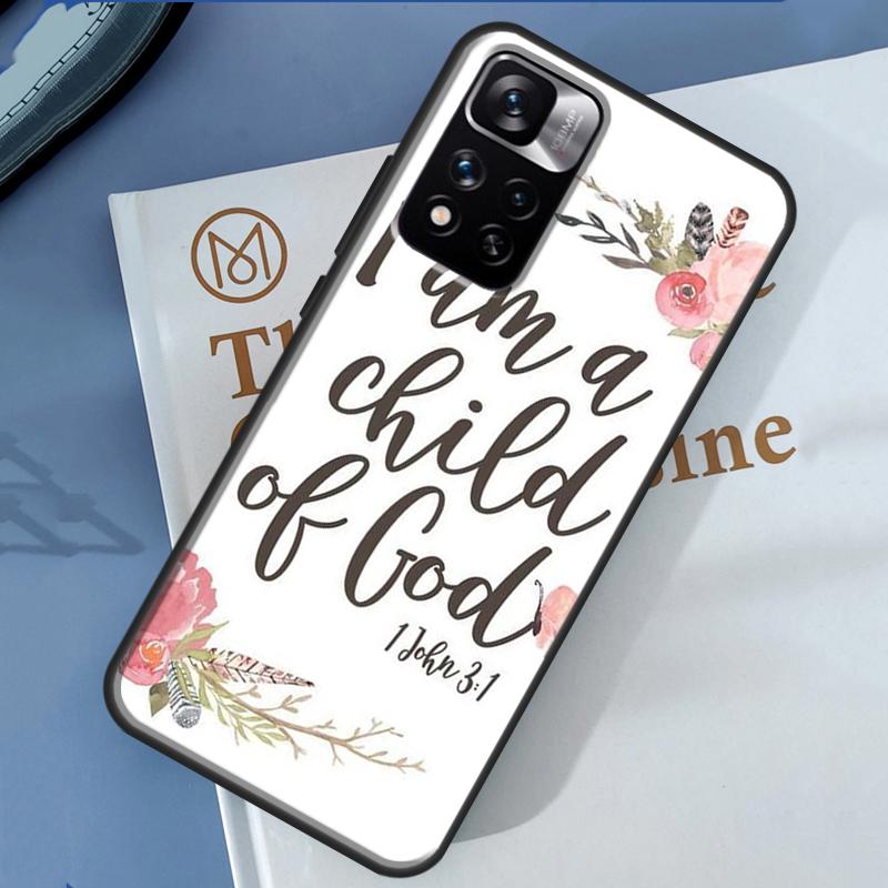 Bible Verse Quotes Case For Xiaomi Redmi Note 14 13 Pro 12 11 9 10 9S 10S 11S 12S Redmi 13C 10C 12C 14C Cover