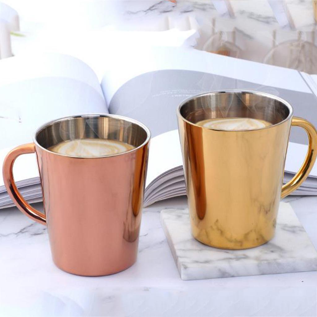 Double Wall Cups Travel Milk Mugs Used To Make Tea Coffee Beer Unbreakable
