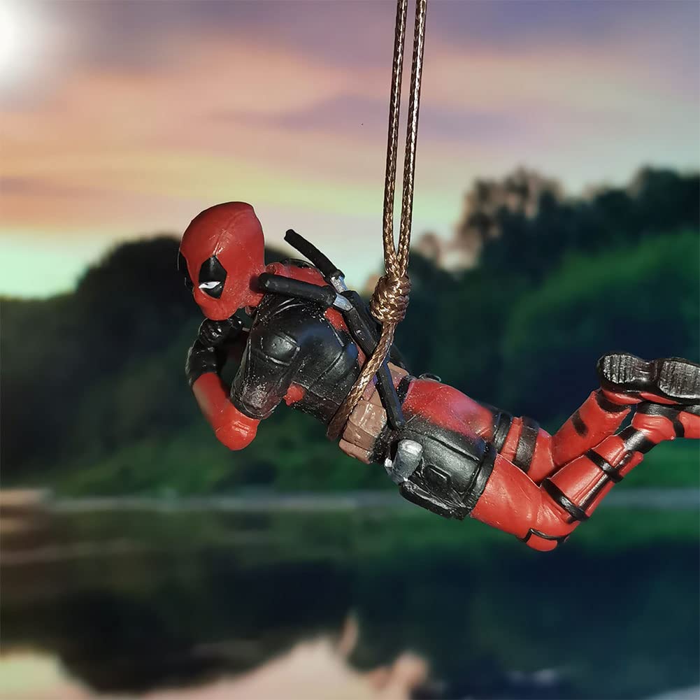 Deadpool car accessories, car rearview mirror hanging accessories, funny car accessories,