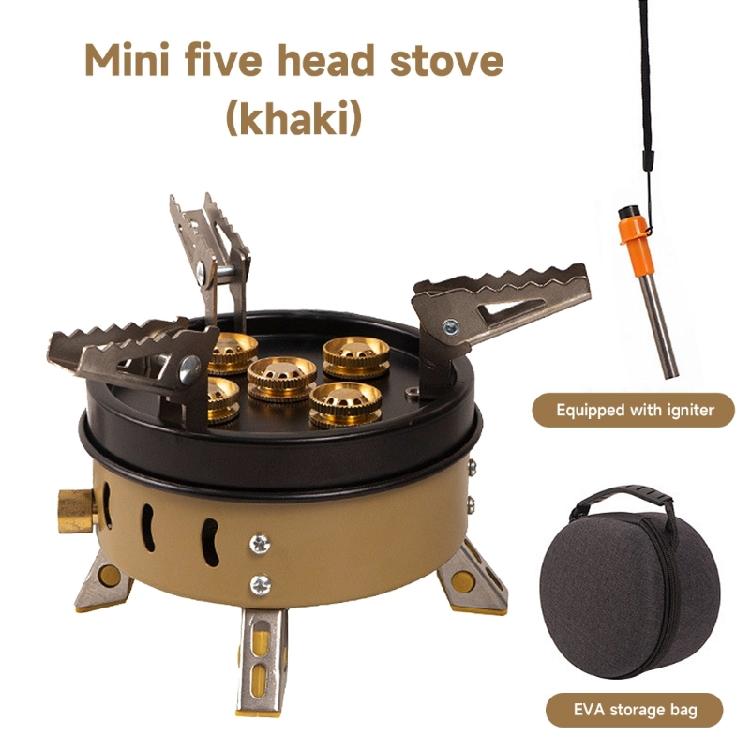 Camping Gas Stove 11000W Windproof Foldable Backpacking Gas Stove with Ignitions