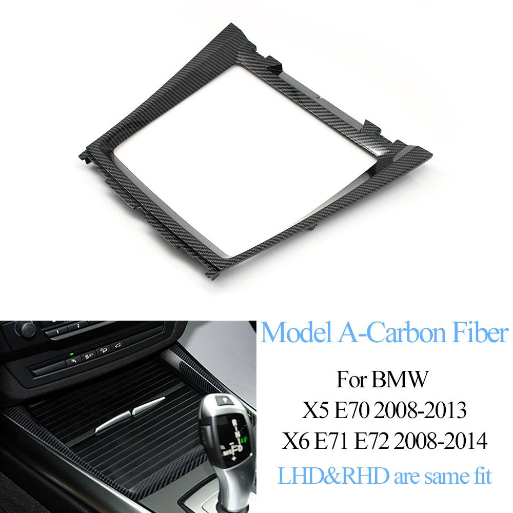 E70 E71 E72 Front Center Console Water Cup Holder Decorative Cover Panel Bezel For BMW X5 X6 2008-2014 51166956756,51169129401