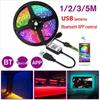 5V LED RGB Strip Lights with USB Bluetooth, Colorful Light Bar for TV Ambiance & Wall Decor