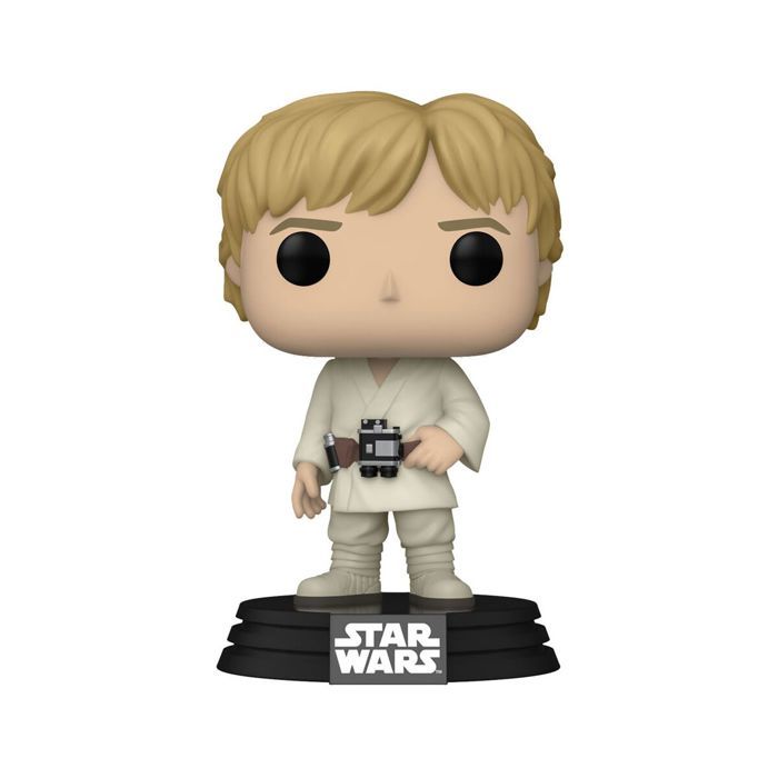 Figurine Funko POP! - Star Wars - Luke - 9 cm - Blanc - Adulte - Mixte