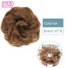 Synthetic Curly Straight Hair Messy Buns Female Hair Rings Fluffy Hair Pans Invisible Natural Seamless Donut Chignon Accessories