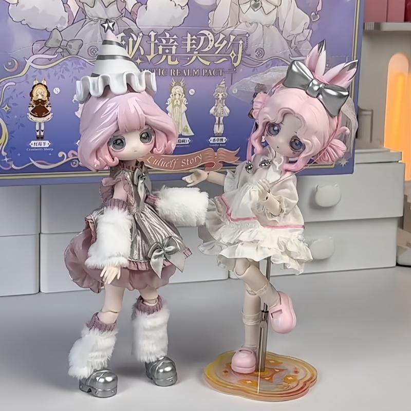 Lululing Secret Contract Series 1/8 Scale Bjd Blind Box Cute Collectible Action Figure Doll Gift For Fans Home Desk Shelf Decor