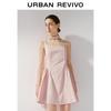 UR Classic High-Waist Sleeveless A-Line Dress