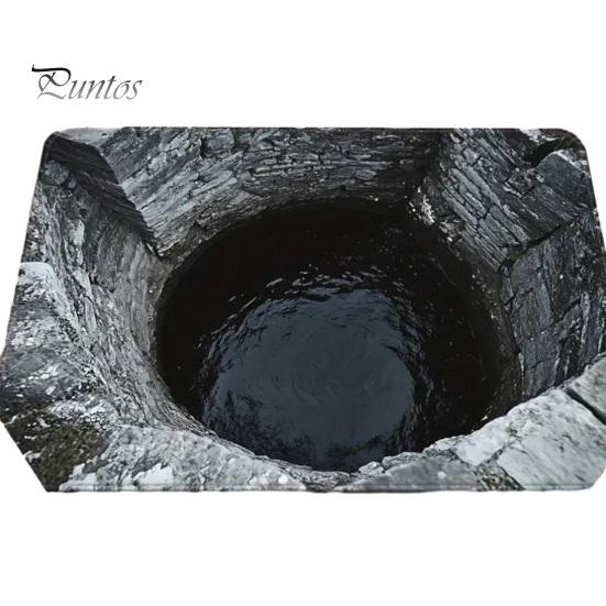 Living Room Optical Illusion Carpet Floor Mat 3D Realistic Hole Effect Door High Resolution Print Rug Interactive Pet Toy Hallway Entryway Decoration
