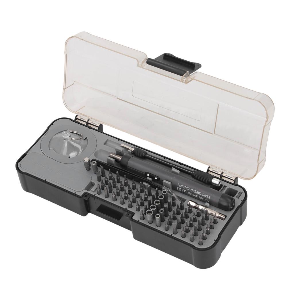 88 in 1 Electric Screwdriver Set 110rpm Cordless Rechargeable Screw Driver Kit for Electronic Devices PCs
