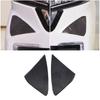 Set of Triangular Front Corner Protective Covers for Honda Hood Triangular Front Corner Car Exterior Made from Real Carbon Fiber 2-Piece N-BOX