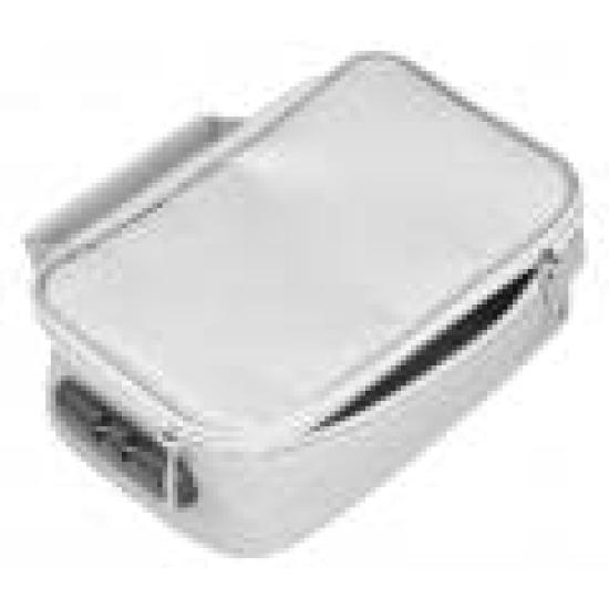 

Огнеупорная сумка для хранения с огнеупорным хранилищем Огнеупорная сумка с огнеупорным сейфом Сумка для коллекции с огнеупорным водонепроницаемым документом Большая Аварийная серебряный