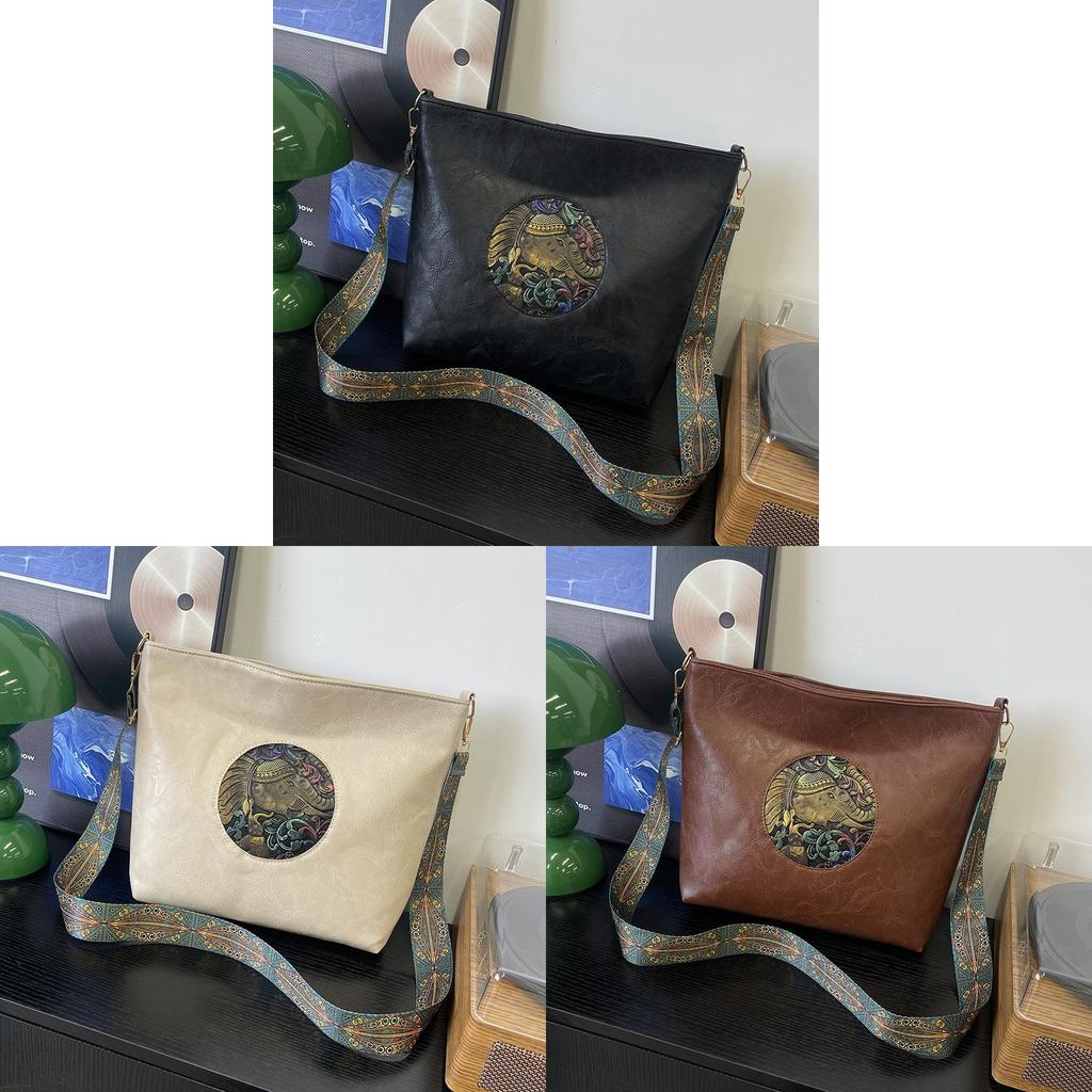 Pu Water Bucket Bag For Women With Zipper Closure And Internal Phone Pocket For Daily Use