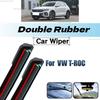 3PCS Car Wiper for VW T-ROC 2017-2023 Front Rear Windshield