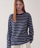 RONRON Multi Stripe Long Sleeve Navy
