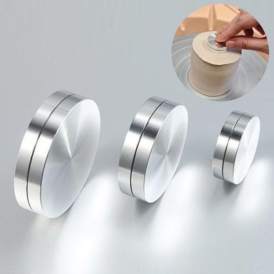Strumento per ceramica Strumento per rifinitura dell'argilla Strumento per filatura Fissaggio di strumenti per modellare l'argilla Stabilizzatore di rifinitura Mini cuscinetto per ruota da ceramica Disco rotante Strumento per ceramica
