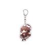 55MM Anime Puella Magi Madok Keychain Kaname Madoka/Akemi Homura/Miki Sayaka Key Chain Acrylic Model Plate Christmas Gifts