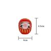 Shigeta Hergestellt in 10 Daruma-Puppen in 10 Ideal zur Förderung von Familienglück und Traditionellem Daruma, Japan, Takasaki, Japan, 4,5 cm hoch, Farben, Sicherheit,