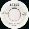 7inch Record UZIAH STICKY THOMPSON  Live The Life NONE Stick 1975 Jamaica Reggae Ska  Dub Used
