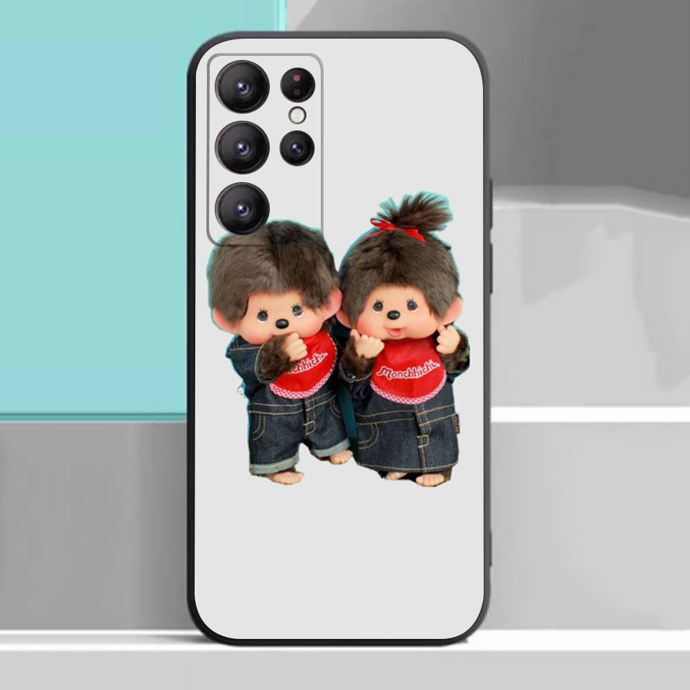 Cute M-monch-hichis Case For Samsung Galaxy Case S25 S23 S22 S21 S30 S20 S10 Ultra Plus FE TPU Soft Cover