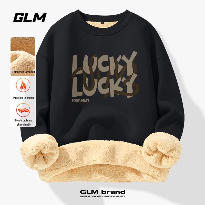 

GLM Men s Heavyweight Fleece Lined Crew Neck Sweatshirt XL