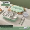 Thermal Lunch Box Stainless Steel Bento Box Student Sealed Portable with Compartment Bento Microwave Heating Food Container