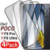 1-4 Bucăți Protecții Ecran din Sticlă Călită 9H pentru Xiaomi POCO F8 Pro Folii de Sticlă Protectoare cu Acoperire Completă pentru Xiaomi POCO F8 Ultra