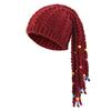 Hand-woven Braided Wool Hat, Autumn and Winter Warm Wig Hat, Funny Hat, Festival Hat