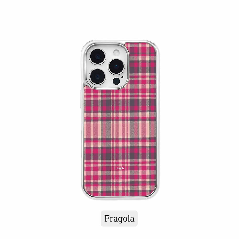 Fragola Coloful Grids Phone Case for iPhone 17 16e 16 15 14 13 12 11 Pro Max X XR XSMAX 8 7 Air Plus Luxury Clear Soft Cover