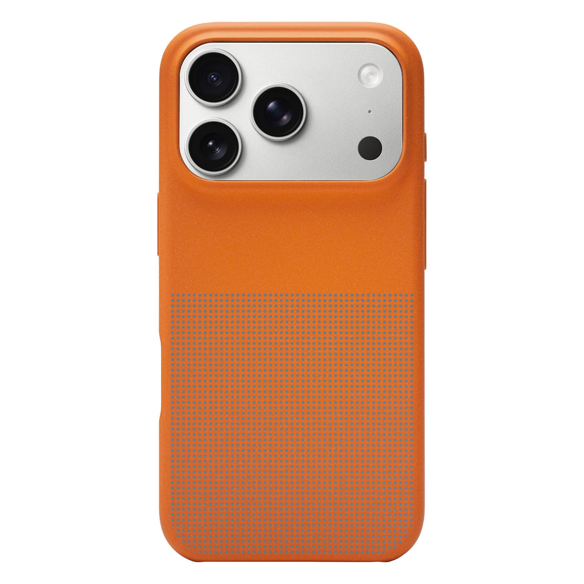 iPhone 17 Pro Max Sandstone Magnetic Case: Skin-Feel, Full Coverage, Drop Protection 16 оранжевый