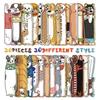 30PCS Cartoon Bookmark Puppy Theme Reading Pages Book Tags Reading Book Clip  School Supplies