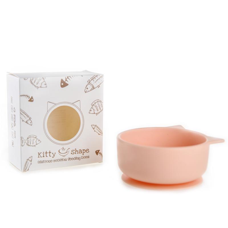 Silicone Suction Bowl for Children's Meals - Baby Feeding Cartoon Plate