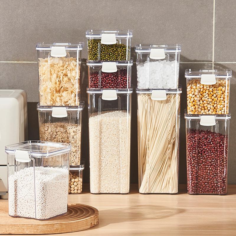 Transparent Food-Grade Plastic Storage Jar for Soups