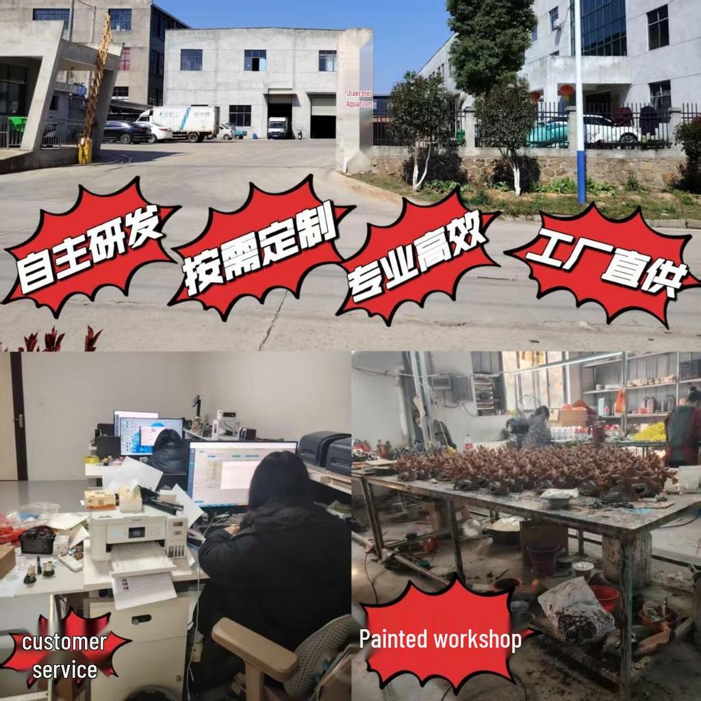 Reptilien Versteckhöhle und Schildkrötenplattform Harz Ornament - Künstliche Felslandschaft Dekoration für Aquarien.