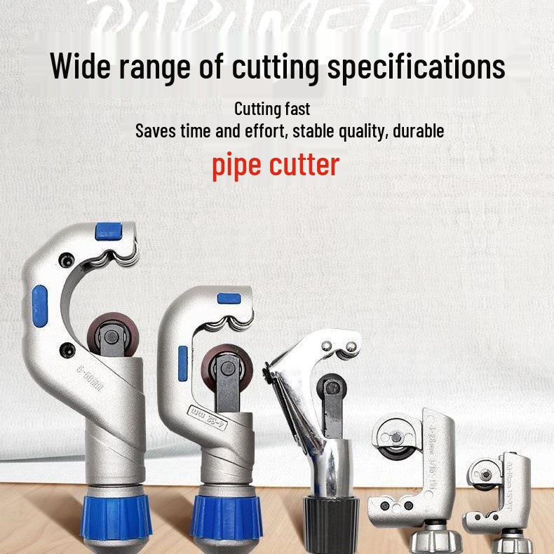 Stainless Steel Bearing Pipe Cutter for Metal, Copper, and Plastic Tubes