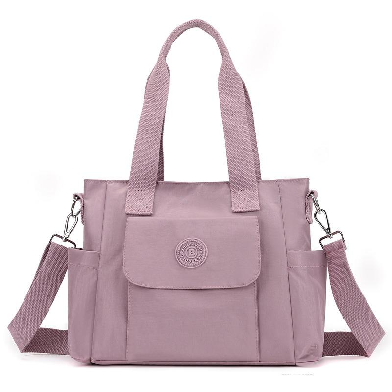 Women's Bag Shoulder Mother Bag Summer New Lightweight Nylon Cloth Printed Bag Fashion Messenger Handbag
