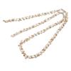 1pcs 10MM Bling Rhinestone Trim Champagne Gold & Green Leaf Shape Crystal Chain  Craft DIY