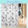 Waterproof Shower Bathroom Curtain Black Peony Kitchen Balcony Bedroom Partition