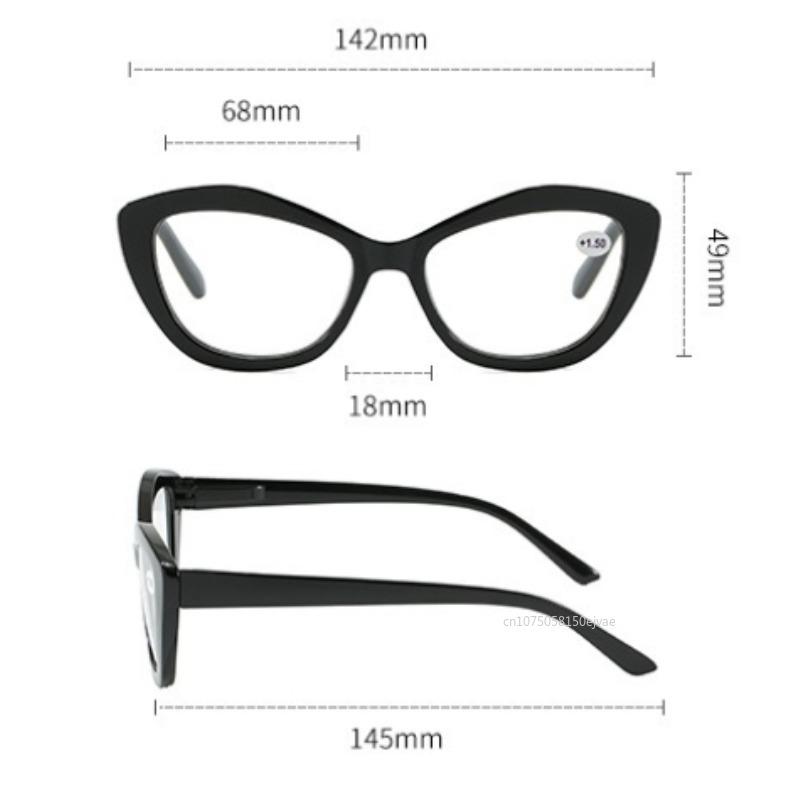 Butterfly Frame Presbyopia Glasses  Fashion High Definition Comfortable Anti Blue Light Computer Eyewear Diopter +1.0To+4.0