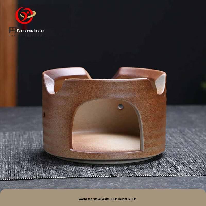 Dan Shi Zhi Yuan Coarse Pottery Teapot & Warming Set