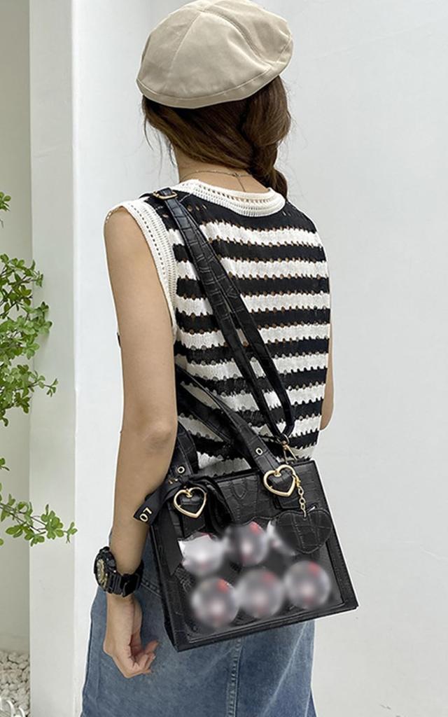 Oshikatsu Tote Oshikatsu Ita Clear Oshikatsu Deco Black [Lamerry] Bag, Bag, Shoulder, Goods, Bag, Bag, Bag, Bag, Women's,