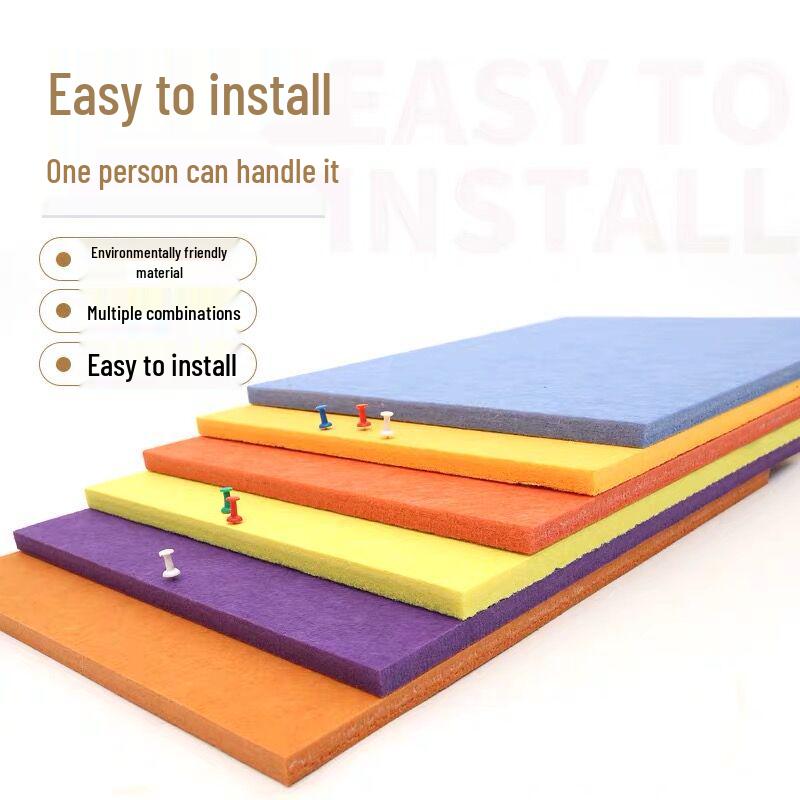 Self-Adhesive Felt Wall Sticker & Message Board for Photos & Decorations