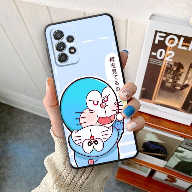 Funny Cartoon Doraemon Phone Case for Vivo Y20 S1 Y70 Y19 Y11 Y72 5G Y81 Y15 V20 Y53 V17 Y31 Y17 V21 Y90 TPU Soft Cover Capa