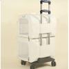 High Aesthetic Pet Trolley Breathable 2-Layers Cat Baskets Travel Transport Case with Comfortable Design Convenient for Travel