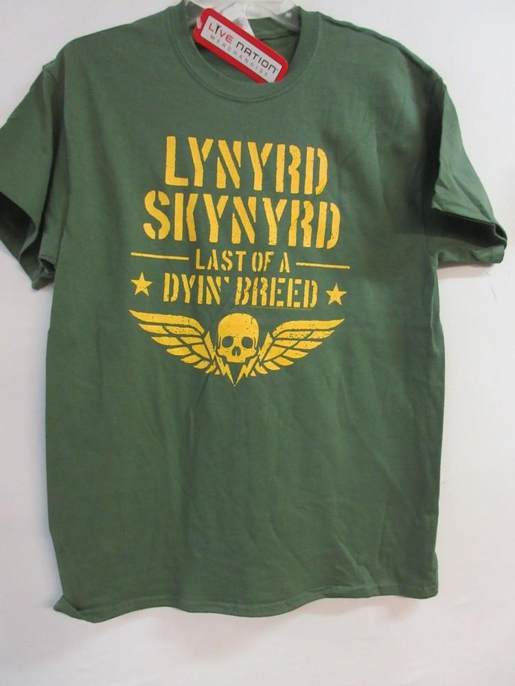 LYNYRD SKYNYRD OFFICIAL MERCH LAST OF BREED BAND CONCERT MUSIC  MEDIUM Unisex T-Shirt XXXL